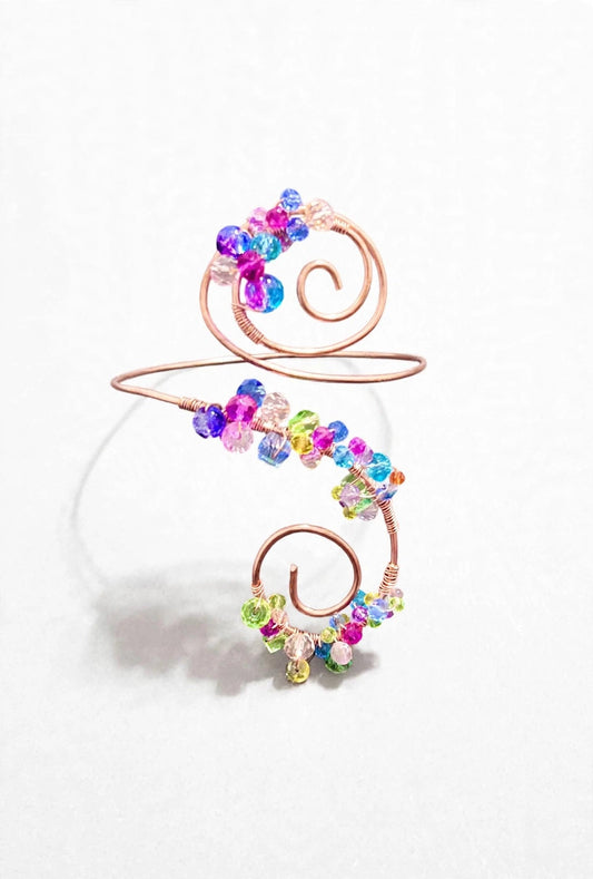 Rainbow Goddess Arm Cuff - Let’s Get Waisted
