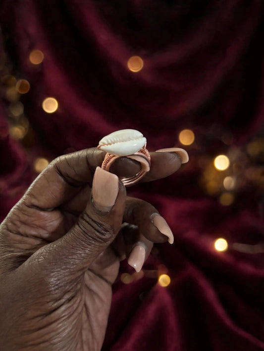 Cowrie Shell Ring - Let’s Get Waisted