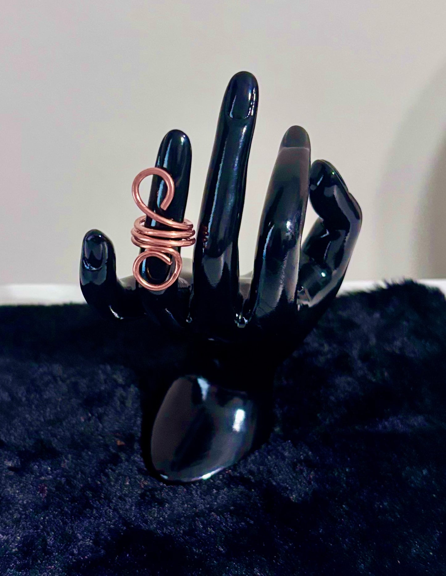 Spiral Copper Rings