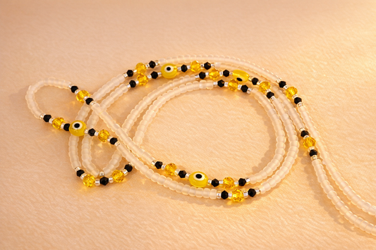 💛 Solar Protection Evil Eye Waistbeads