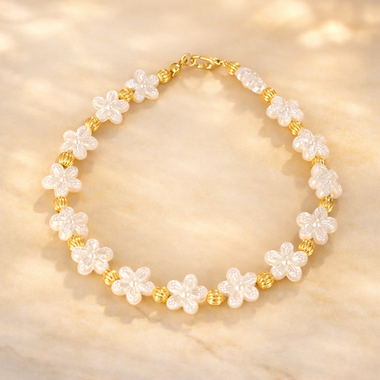 Petal Halo anklet