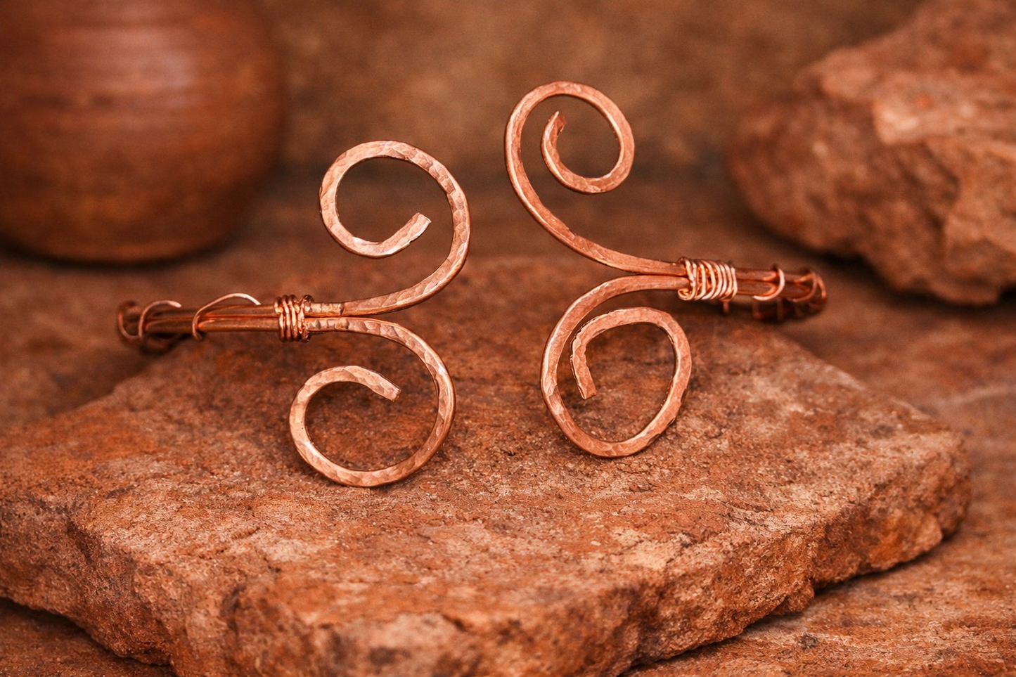 Hammered Arm Cuffs