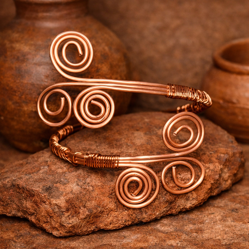 Hammered Arm Cuffs
